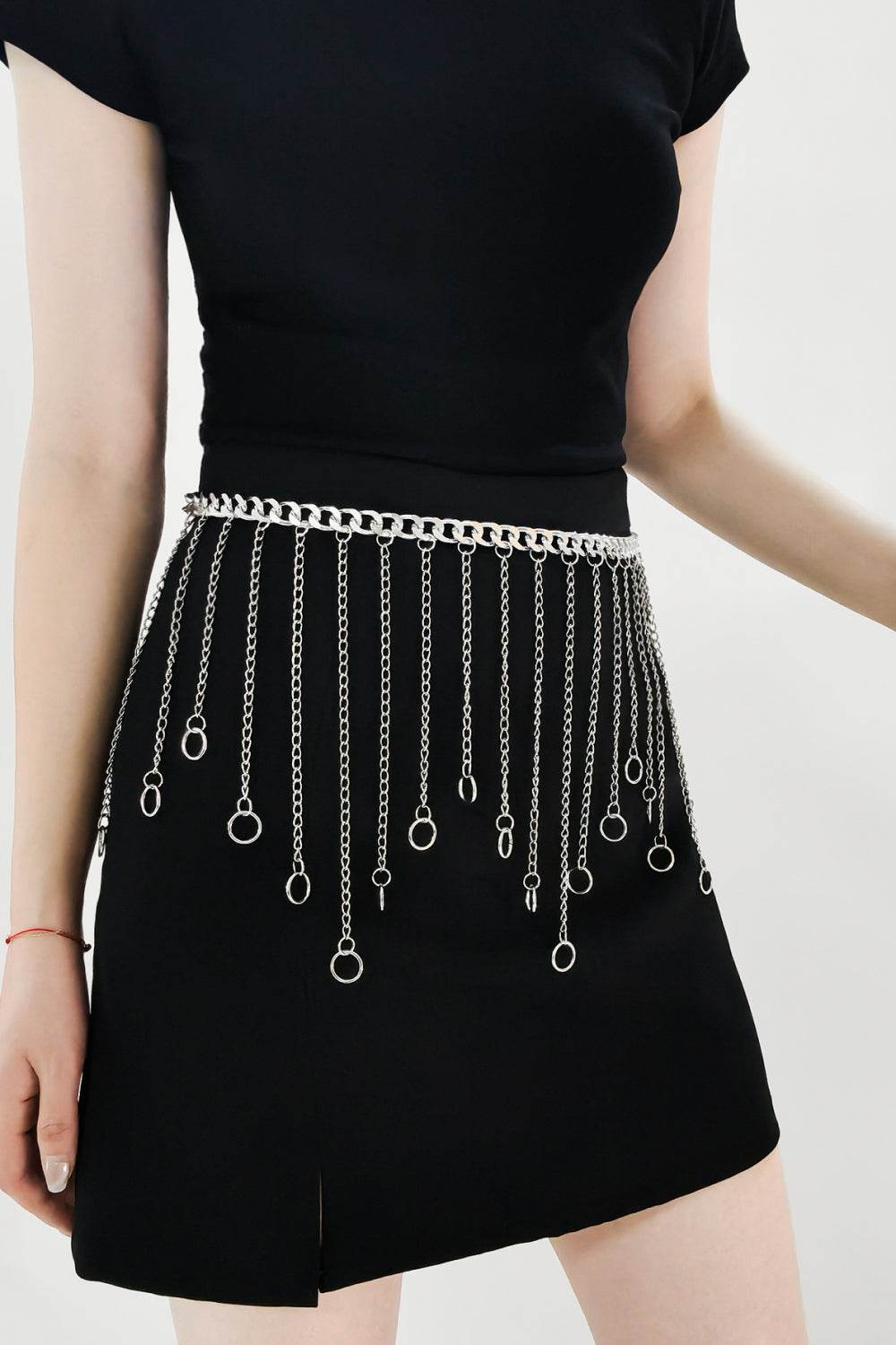 Fringe Chain Alloy Belt - Delanoir