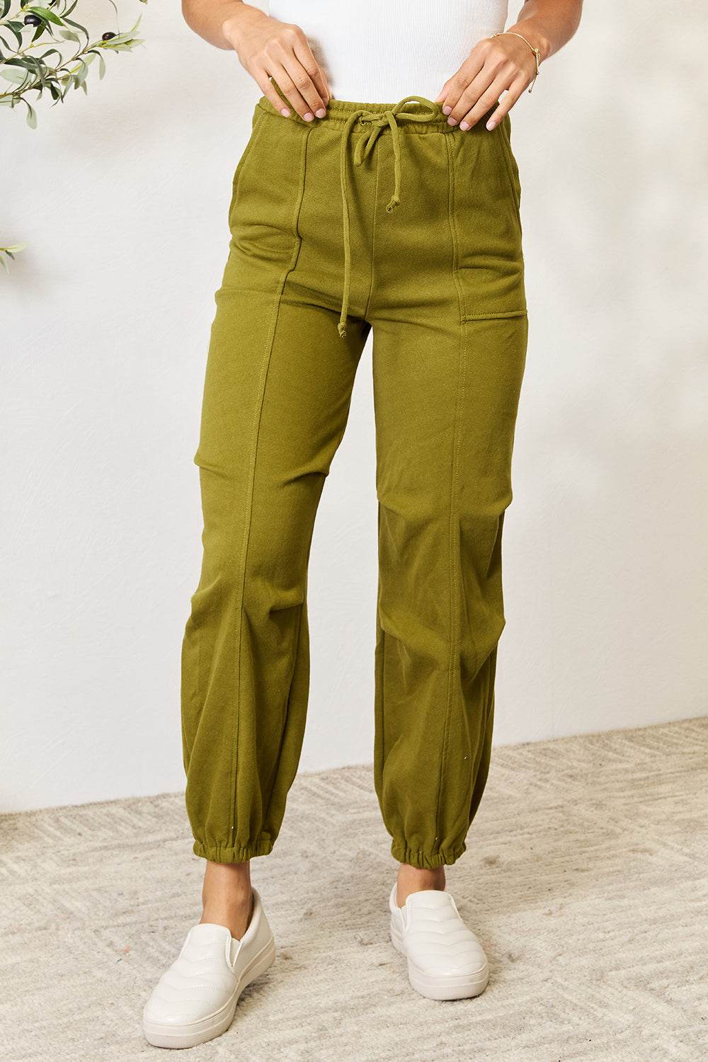 Culture Code Full Size Drawstring Sweatpants with pockets - Delanoir
