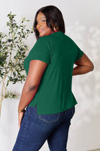 Basic Bae Full Size Round Neck Short Sleeve T-Shirt - Delanoir