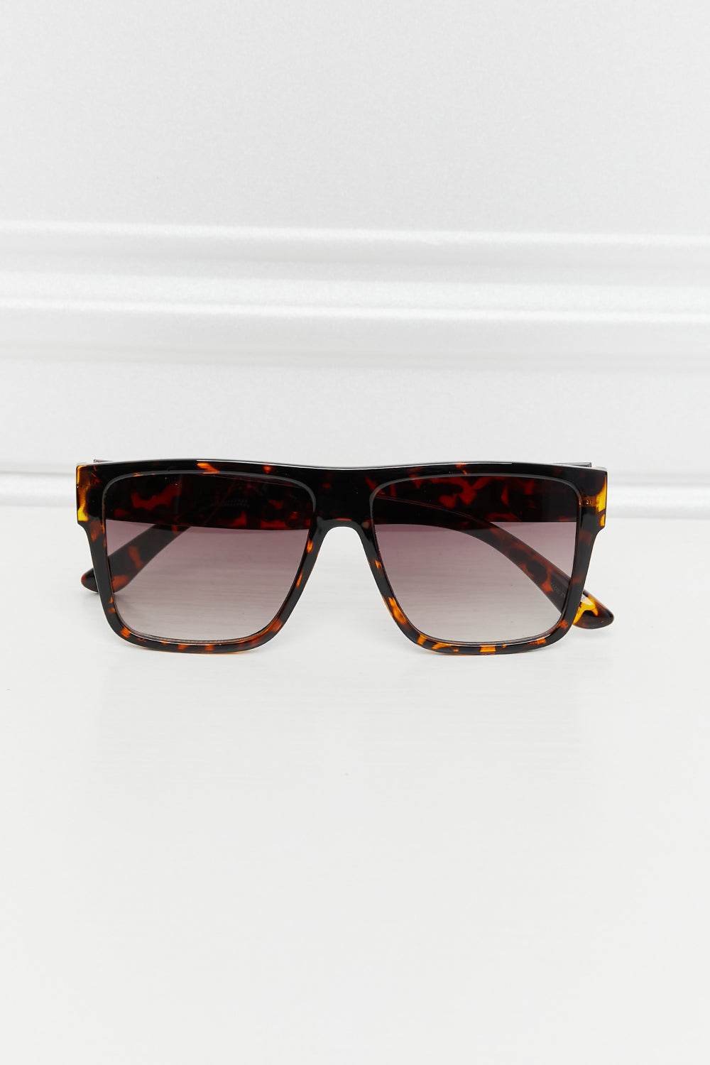 Tortoiseshell Square Full Rim Sunglasses - Delanoir