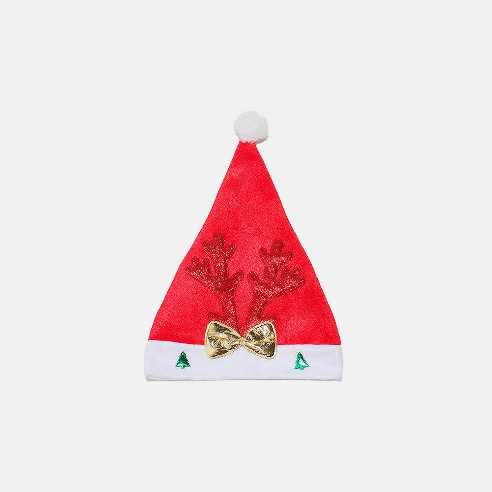 2 Piece Antler Christmas Hat with pompom - Delanoir
