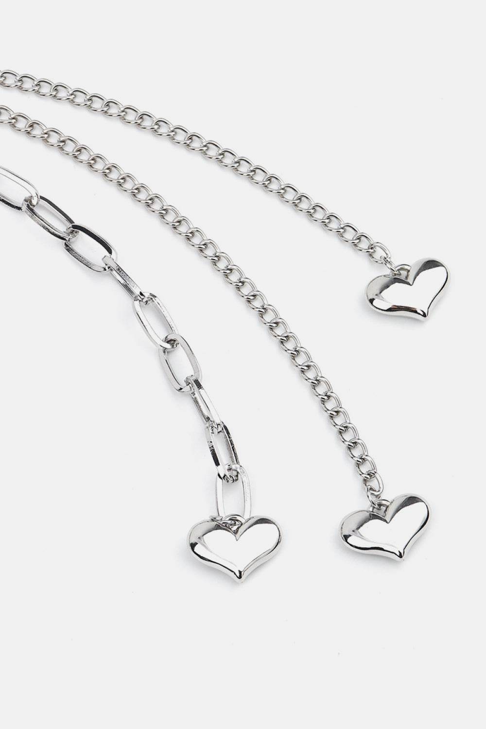 CCB Bead Heart Charm Belt - Delanoir