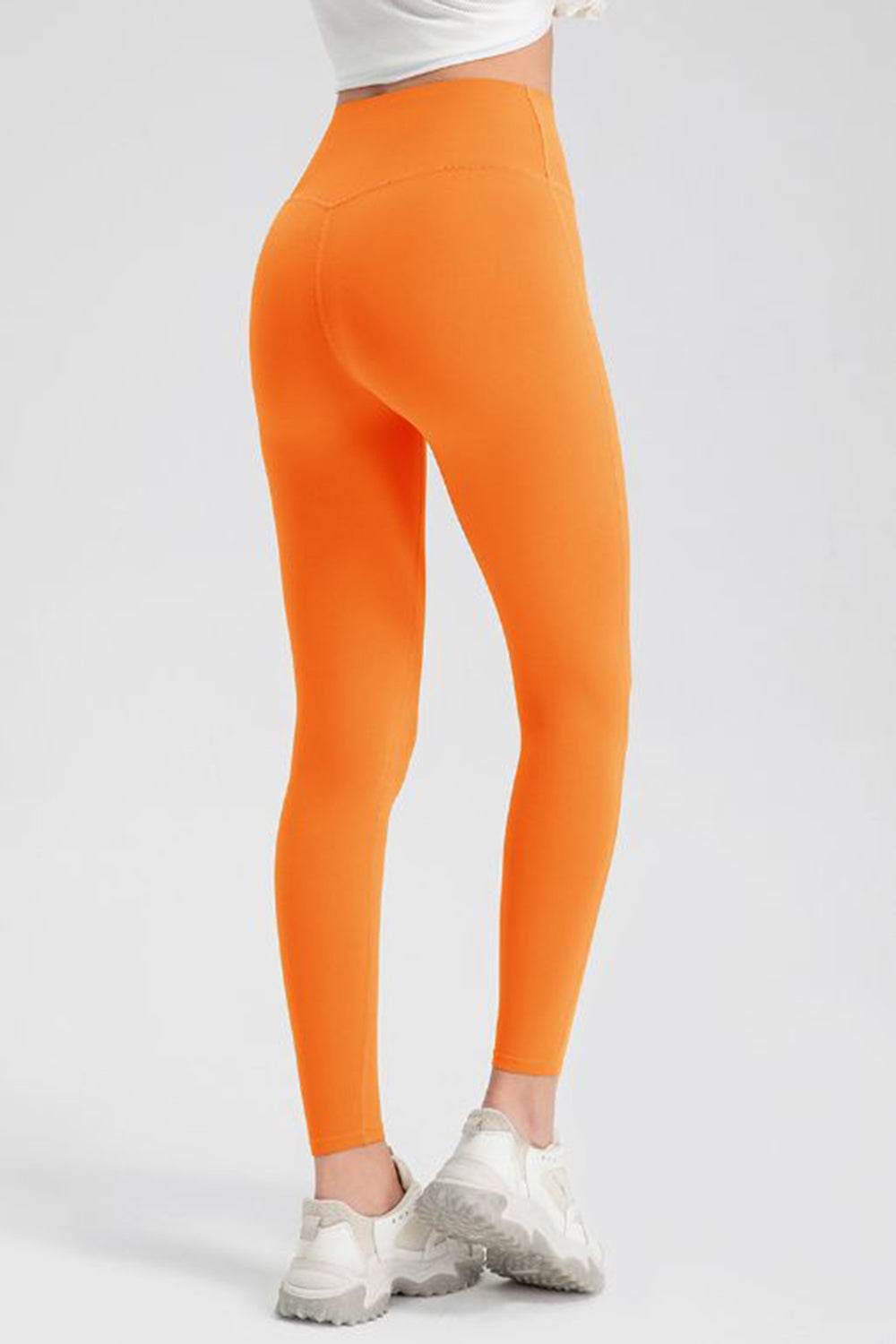 High Waist Skinny Active Pants - Delanoir
