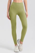 High Waist Skinny Active Pants - Delanoir