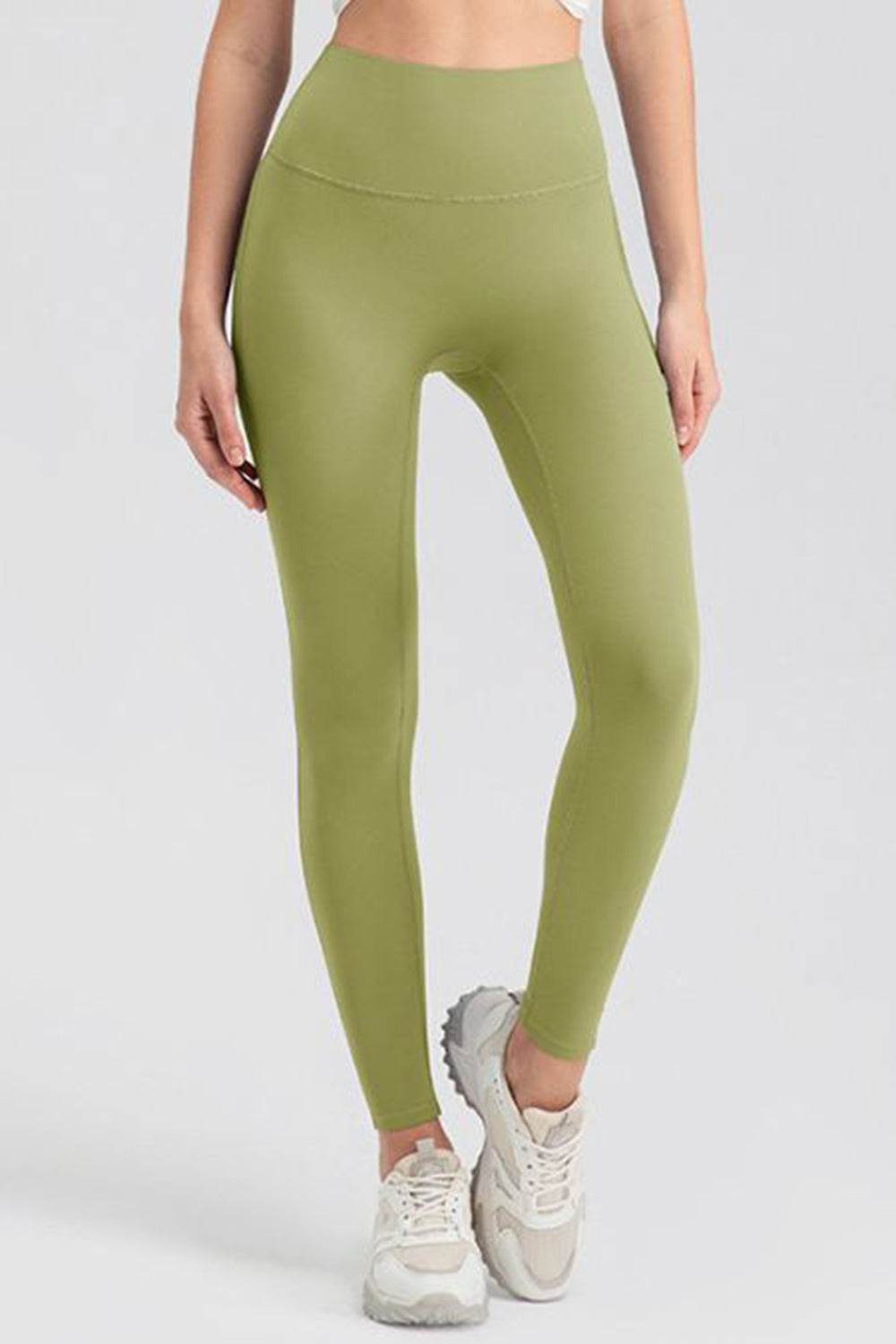 High Waist Skinny Active Pants - Delanoir