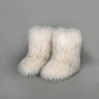 Thermal Fuzzy Platform Boots - Delanoir