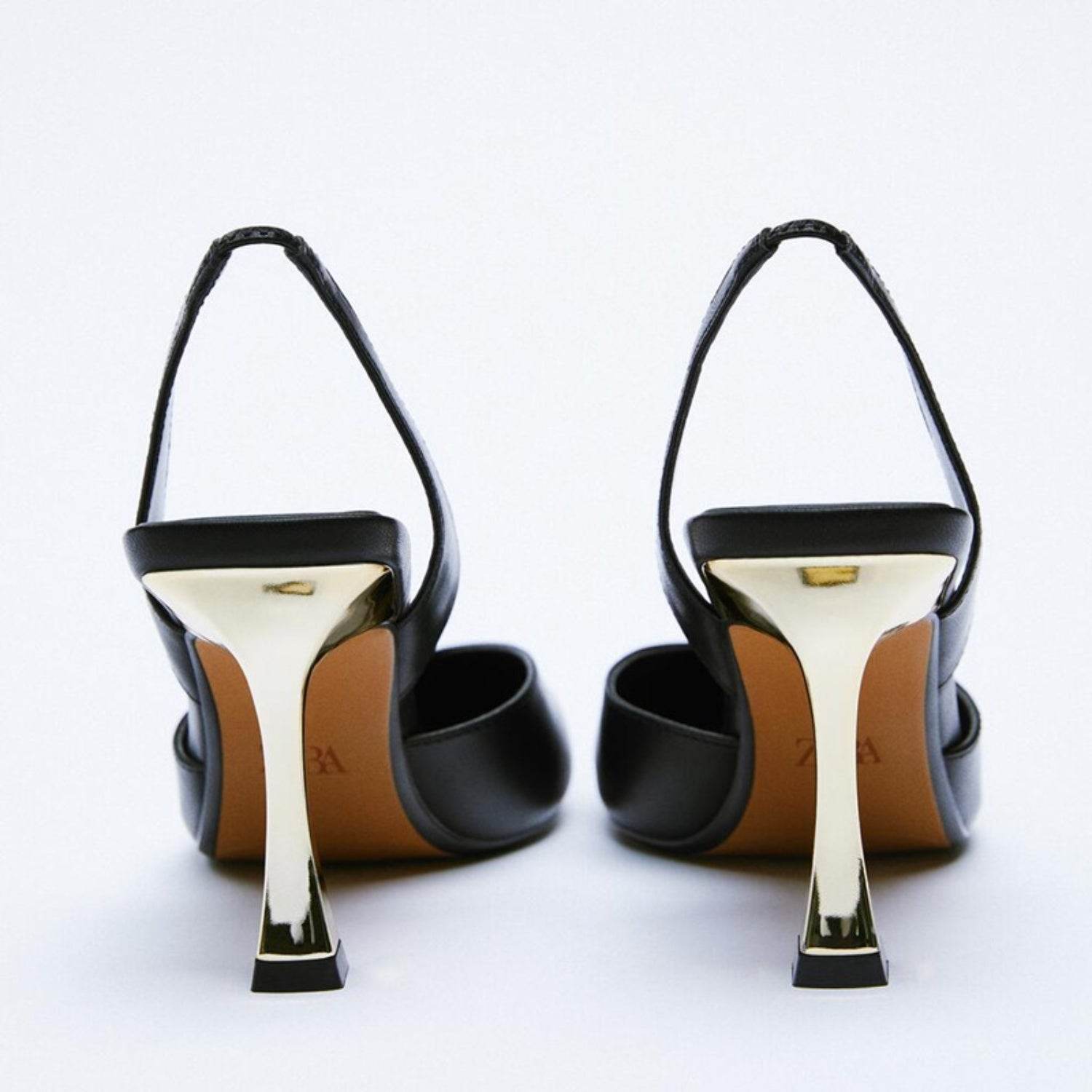 PU Leather Point Toe Stiletto Heel Pumps - Delanoir