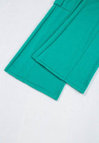 Full Size Round Neck Long Sleeve Top and Drawstring Pants Set - Delanoir
