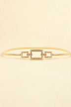Square Shape Zinc Alloy Buckle Iron Belt - Delanoir