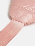 Quilted Adjustable Strap Puffy Sling Bag - Delanoir