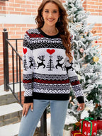 Christmas Round Neck Sweater - Delanoir