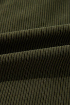 Contrast Baseball Collar Snap Down Long Sleeve Jacket - Delanoir