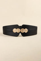 Alloy Buckle Elastic Belt - Delanoir