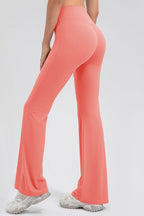 High Waist Straight Active Pants - Delanoir