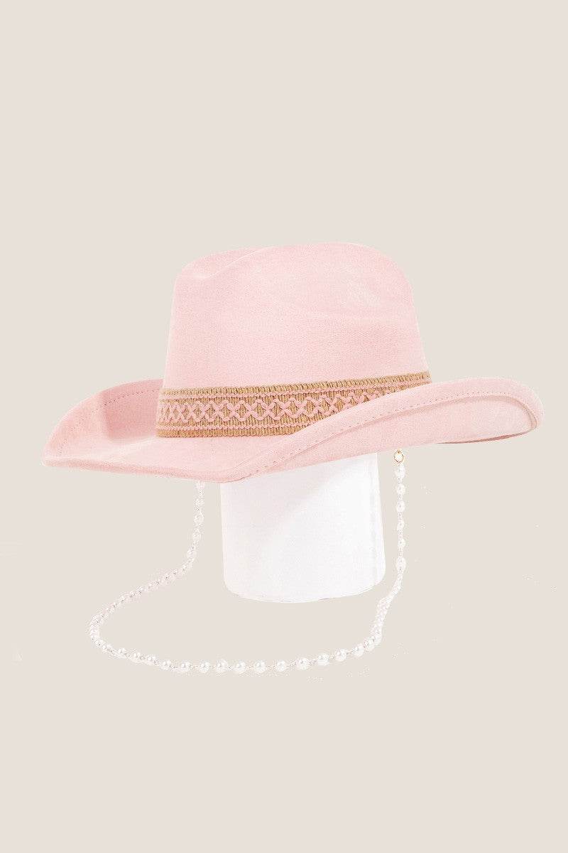 Fame Ornate Band Cowboy Hat - Delanoir