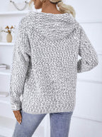 Zip-Up Hooded Sweater - Delanoir