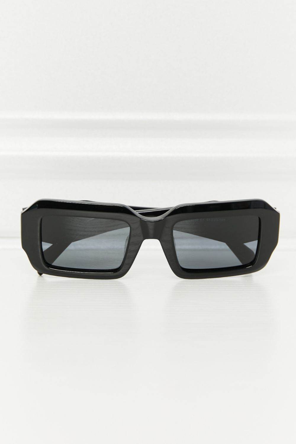 Rectangle TAC Polarization Lens Full Rim Sunglasses - Delanoir