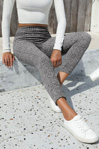 Ribbed High Waist Leggings - Delanoir