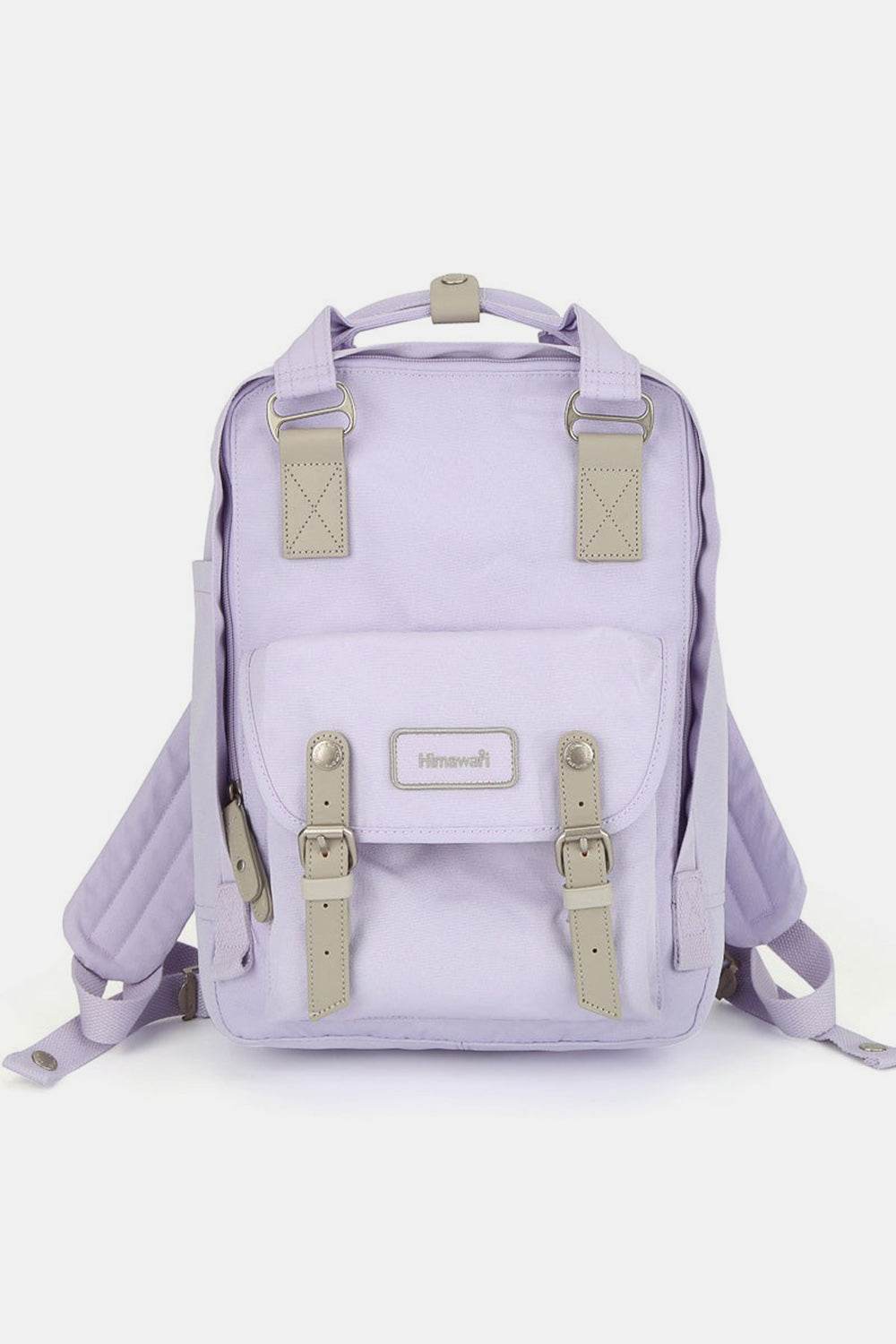 Himawari Contrast Water and Scratch-Resistant Nylon Backpack Bag - Delanoir