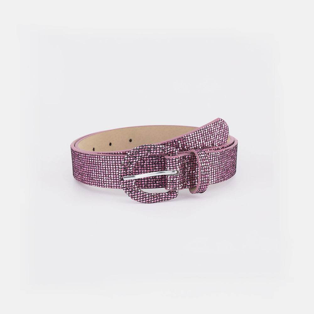 Sequin PU Leather Belt - Delanoir
