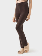 Millennia Zipper Detail High Waist Active Pants - Delanoir
