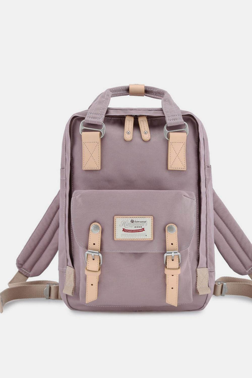 Himawari Contrast Waterproof Nylon Backpack Bag - Delanoir