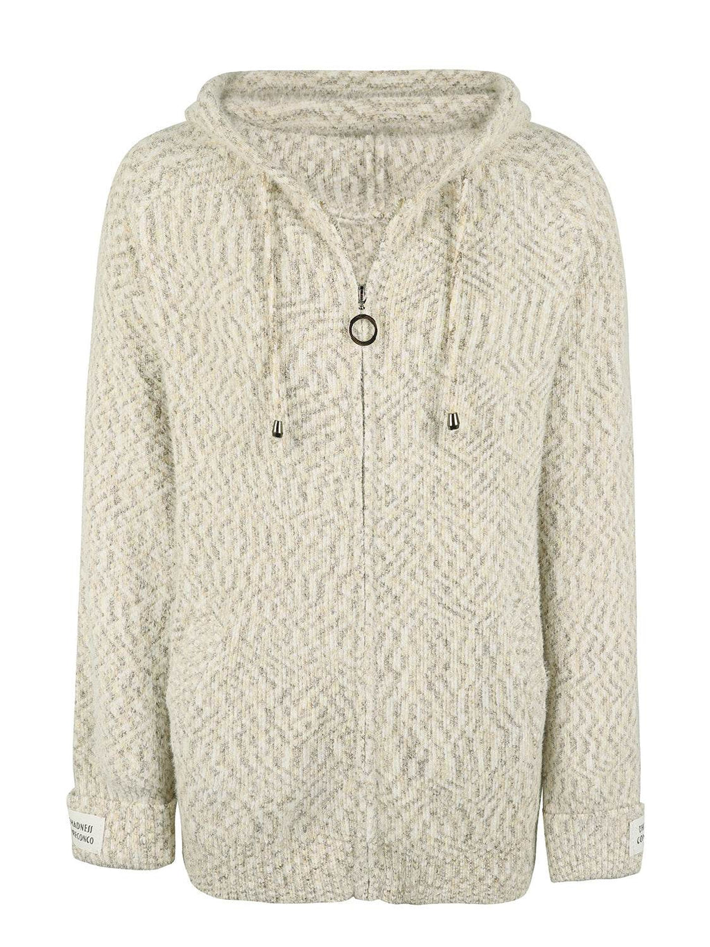 Zip-Up Hooded Sweater - Delanoir