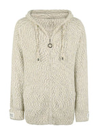 Zip-Up Hooded Sweater - Delanoir