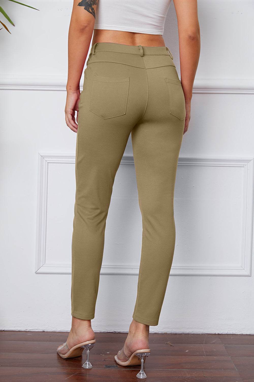 StretchyStitch Pants by Basic Bae - Delanoir