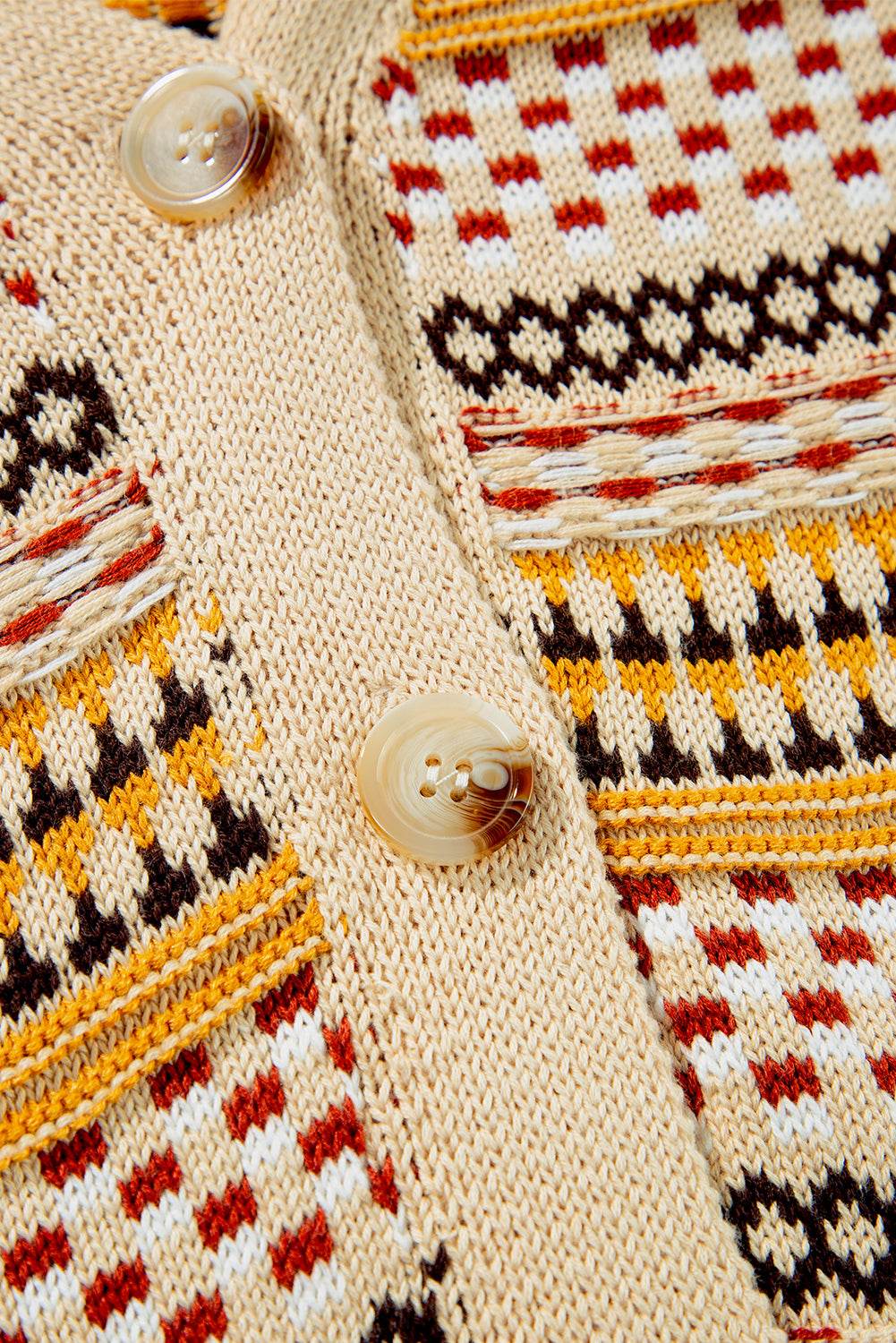 Button Down Long Sleeve Cardigan - Delanoir