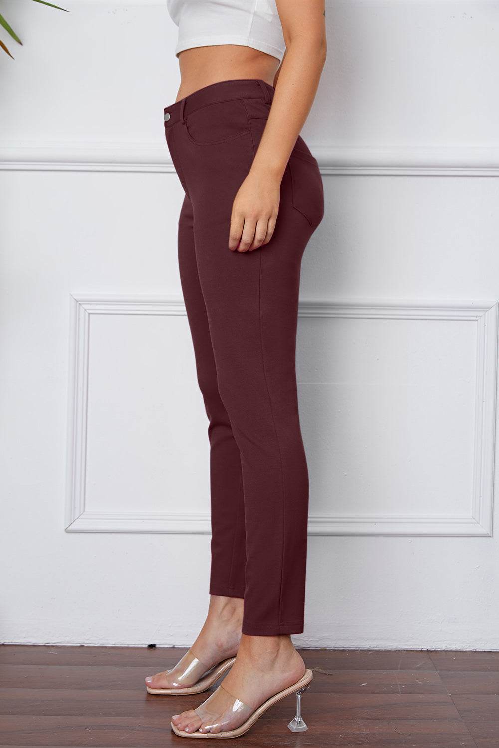 StretchyStitch Pants by Basic Bae - Delanoir