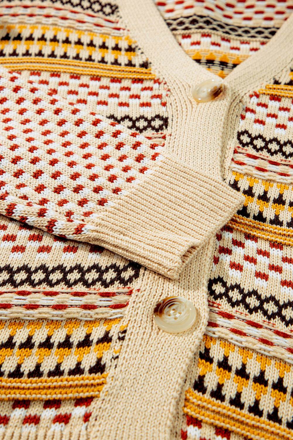 Button Down Long Sleeve Cardigan - Delanoir