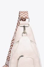 Adored Take A Trip PU Leather Sling Bag - Delanoir