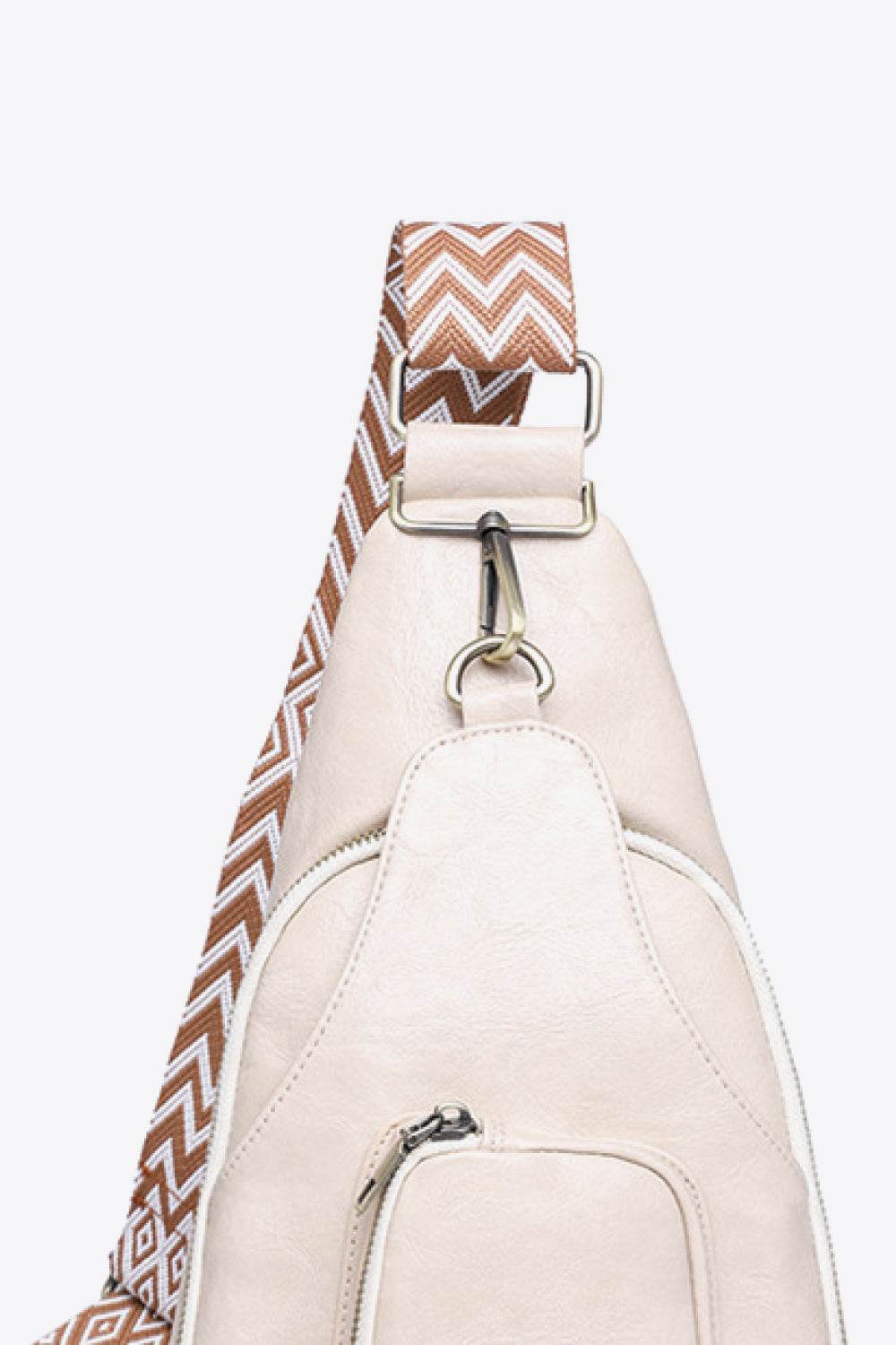 Adored Take A Trip PU Leather Sling Bag - Delanoir