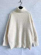 Turtleneck Long Sleeve Sweater - Delanoir