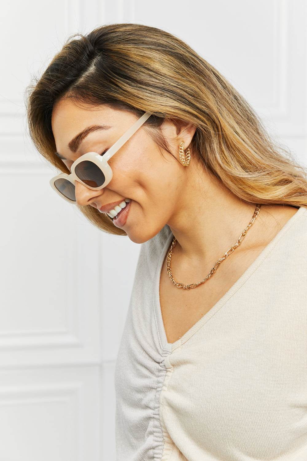 Oval Full Rim Sunglasses - Delanoir