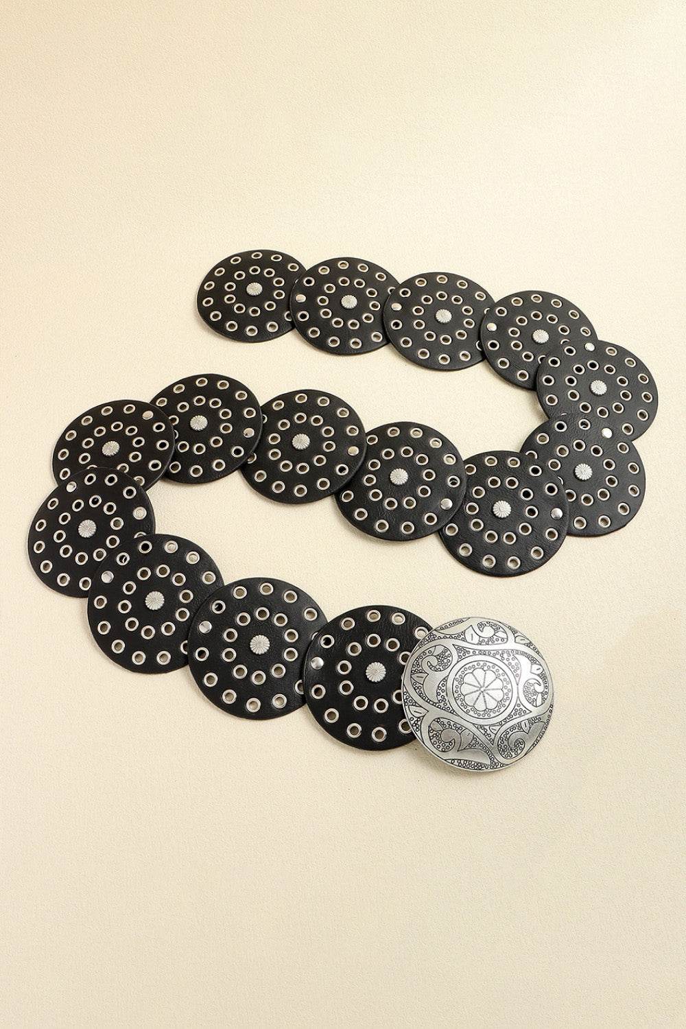 Vintage PU Leather Wide Belt - Delanoir