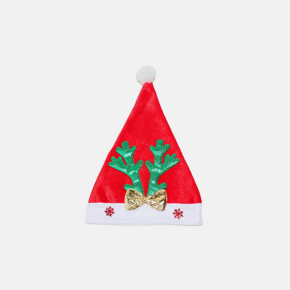 2 Piece Antler Christmas Hat with pompom - Delanoir