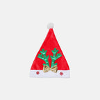 2 Piece Antler Christmas Hat with pompom - Delanoir