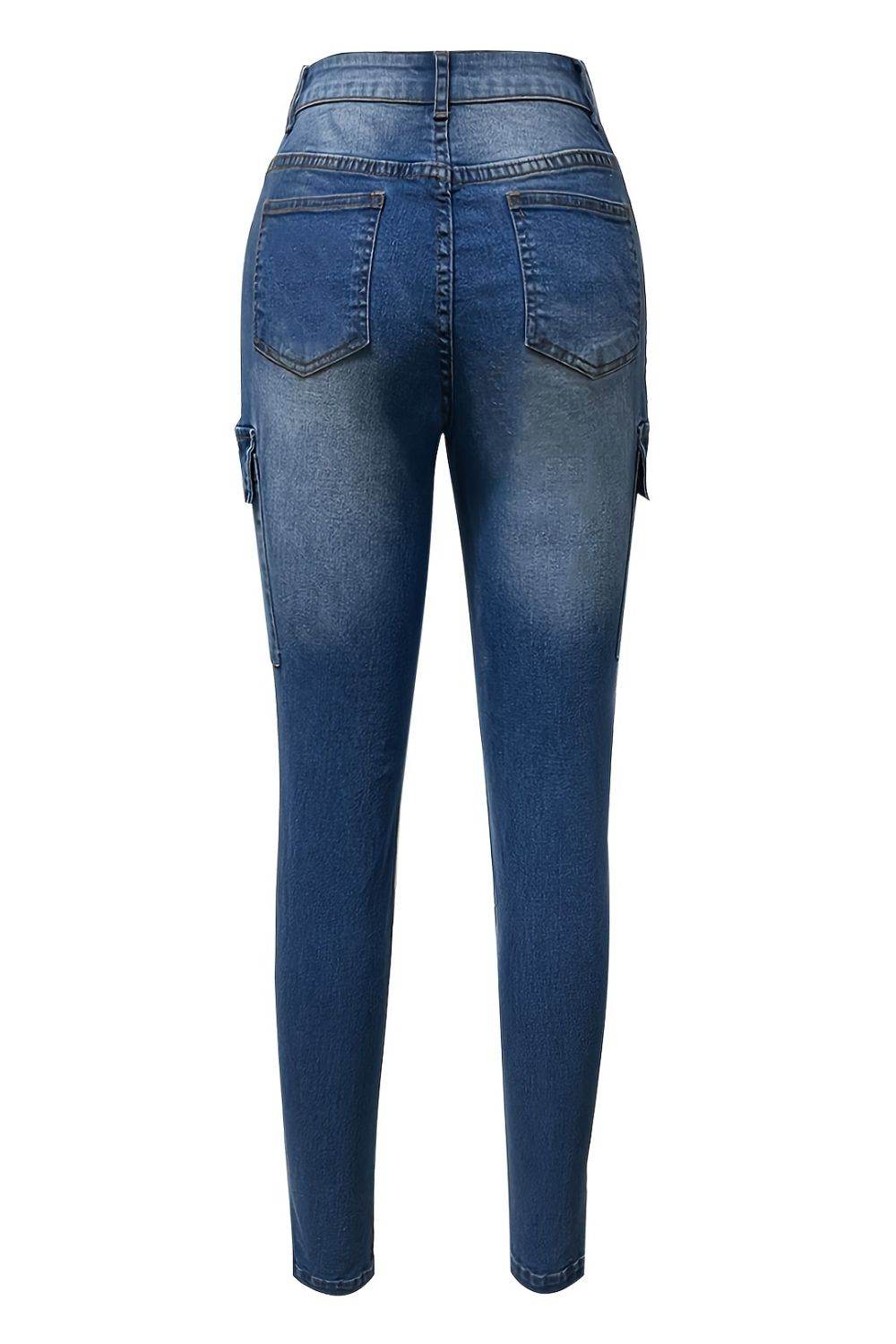 Skinny Jeans with Pockets - Delanoir
