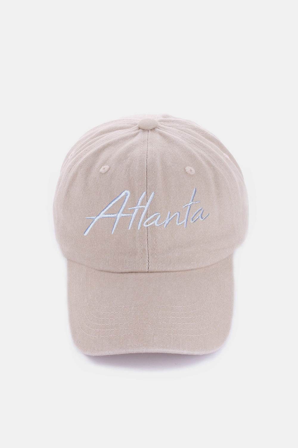 Zenana Washed ATLANTA Embroidered Baseball Cap - Delanoir