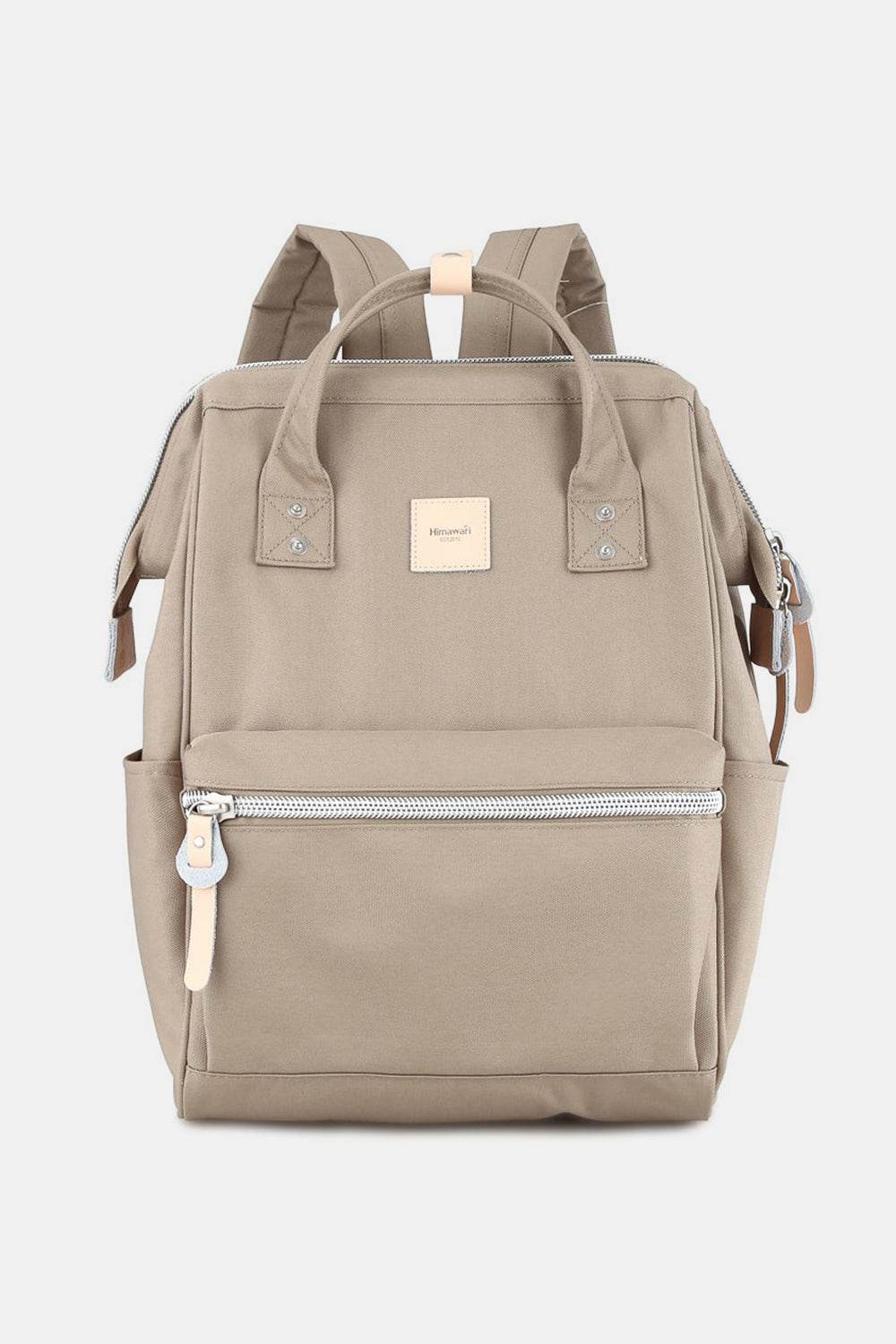 Himawari Water Resistant Canvas Backpack Bag with Side Pockets - Delanoir