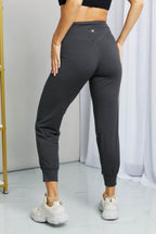Leggings Depot Full Size Wide Waistband Cropped Joggers - Delanoir
