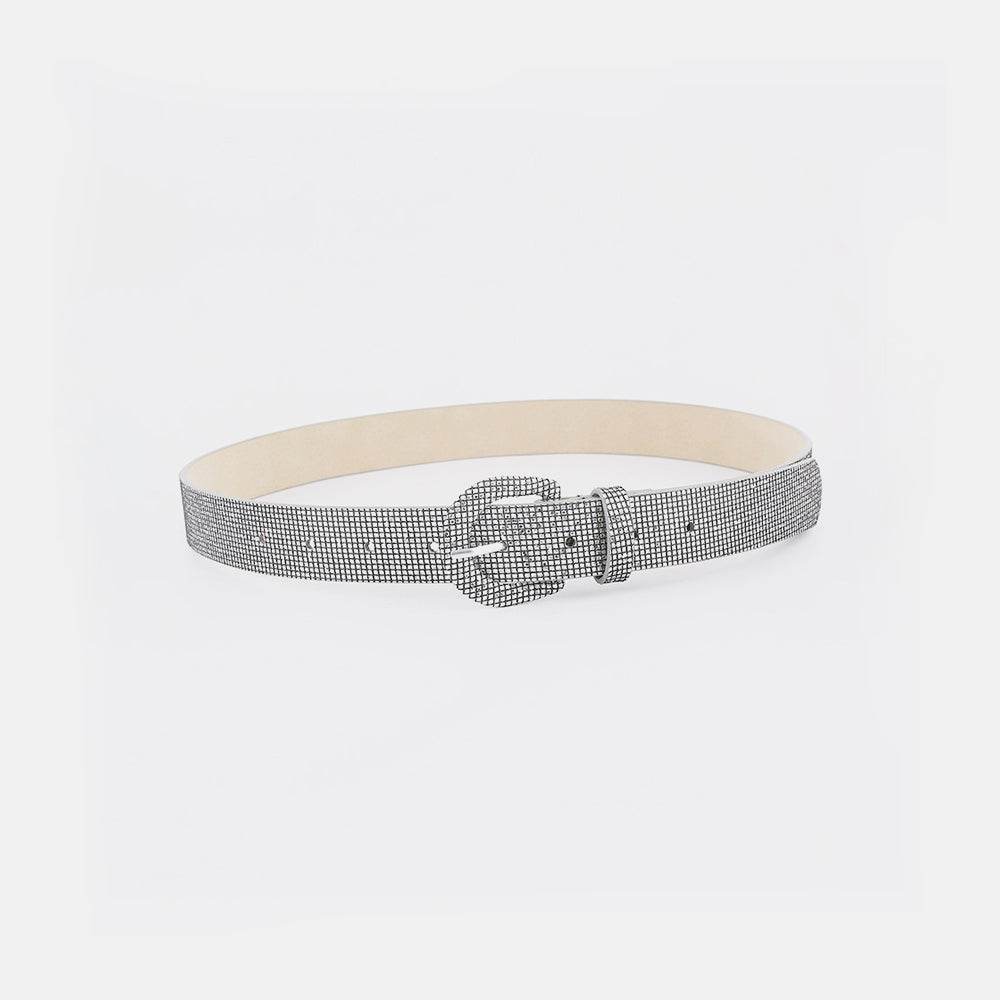 Sequin PU Leather Belt - Delanoir