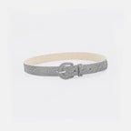 Sequin PU Leather Belt - Delanoir
