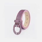 Sequin PU Leather Belt - Delanoir