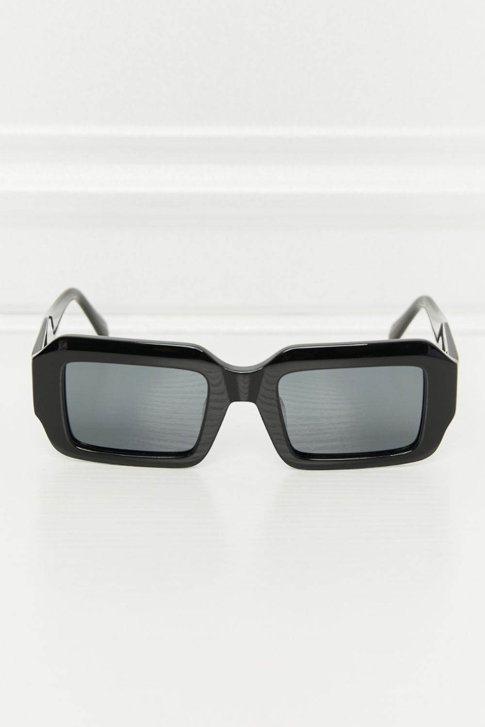 Rectangle TAC Polarization Lens Full Rim Sunglasses - Delanoir