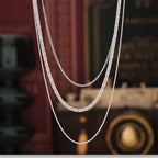 Titanium Steel Three-Layered Necklace - Delanoir