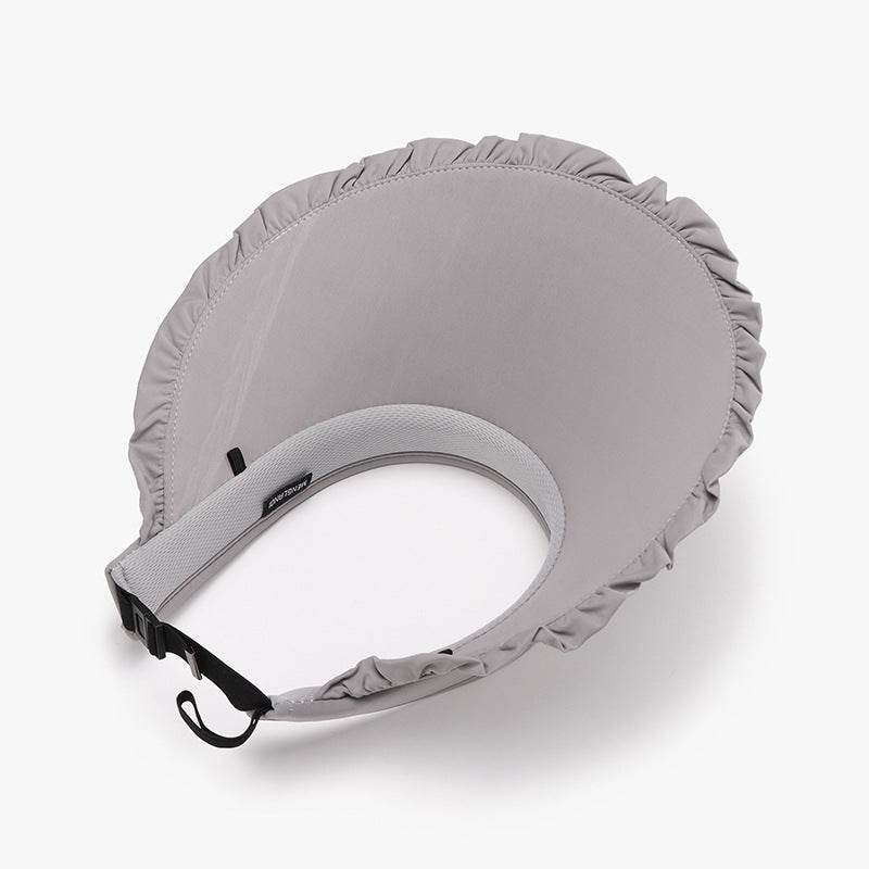 Frill Adjustable Ice Silk Sun Hat - Delanoir