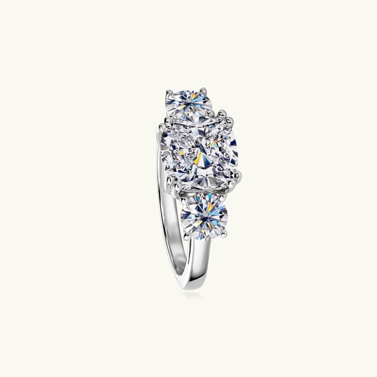 3.5 Carat Moissanite 925 Sterling Silver Ring - Delanoir